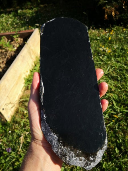 Pounamu greenstone dark long tiki slab Carousel 2