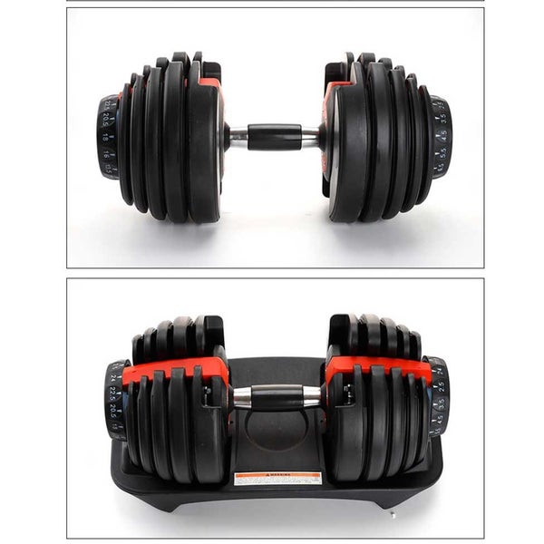 24KG x 2 Dumbbell Fast/ Instant Adjustable in Pair total 48kg (EZ098x2)62863856649475113