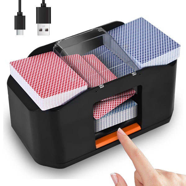 2 Decks Quiet Card Shuffler Carousel 1