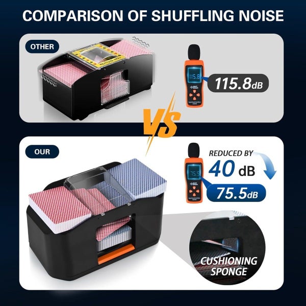 2 Decks Quiet Card Shuffler Carousel 2