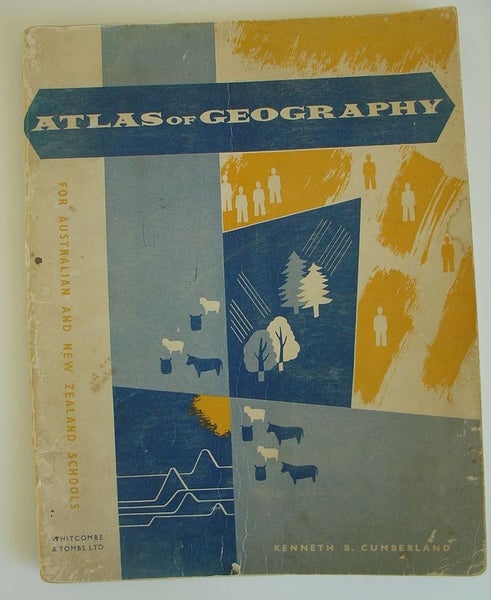 Vintage 1956 NZ School Atlas Carousel 1