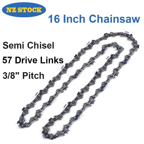16 Inch Chainsaw Chain 57 Drive Links, 3/8" Pitch Carousel 1