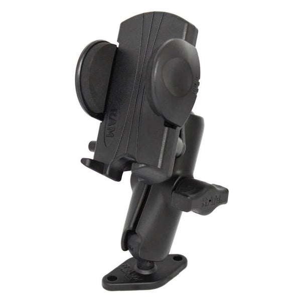 RAM Universal Spring Loaded Holder for Small Phones with Drill Down Mount Carousel 1
