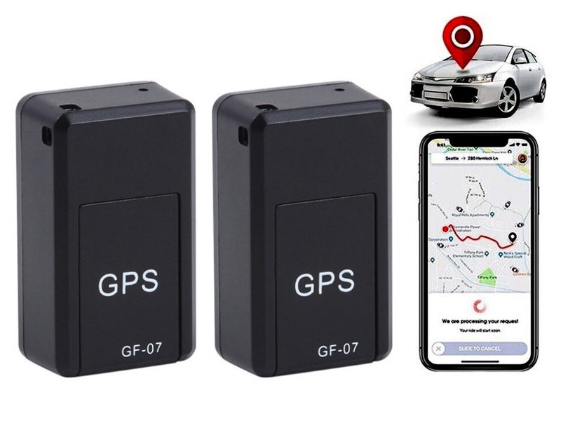 2 X Mini GPS Tracker Magnetic Vehicle Car Locator Full Coverage Tracking Machine Carousel 1