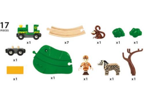 BRIO Set - Safari Railway Set 17 pieces Carousel 4