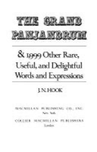 The grand panjandrum and 1999 otherv rare useful and delightful words and exp...64755989592833110
