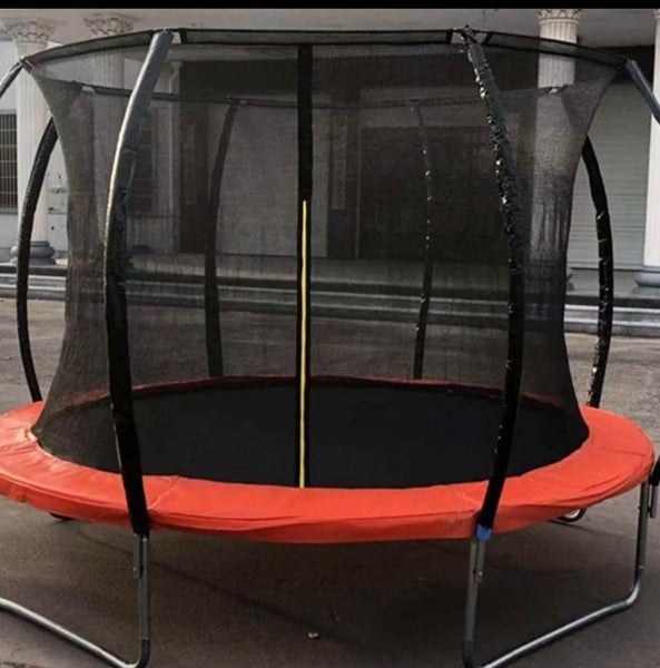 10 feet Trampoline with Basketball hoop and ladder Carousel 1
