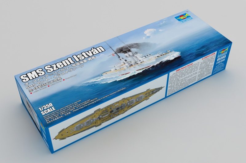 Austro-Hungarian Navy SMS Szent István Trumpeter | No. 05365 | 1:350 Carousel 1