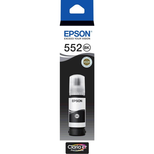 Epson T552 EcoTank 552 Ink Toner Bottle Value Pack Black Photo Grey Cyan Mage... Carousel 2