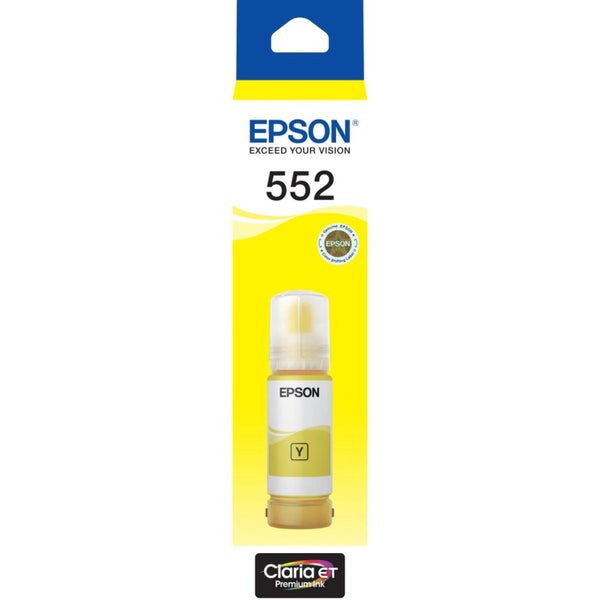Epson T552 Yellow EcoTank 552 Ink Bottle Toner C13T06W492 Genuine Original Carousel 1