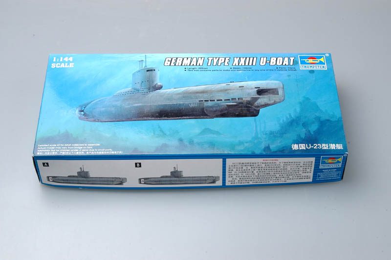 German Type XXIII U-Boat Trumpeter | No. 05908 | 1:144 Carousel 1