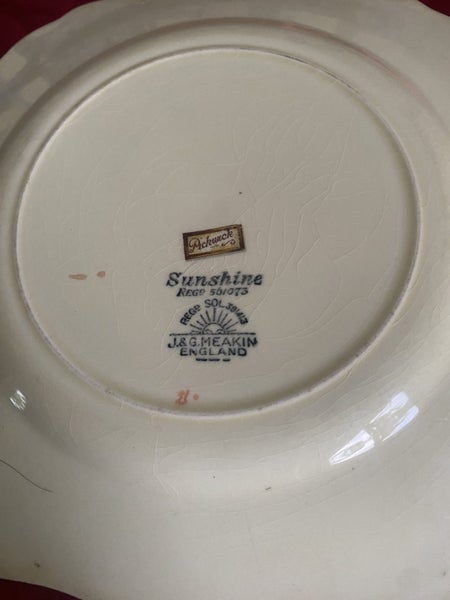 Sunshine Pickwick deco plate Carousel 2