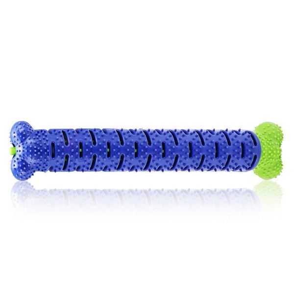 2pcs Pet Dog Chew Toys Aggressive Chewers Teeth Cleaning Oral Toothbrush Rubb... Carousel 13