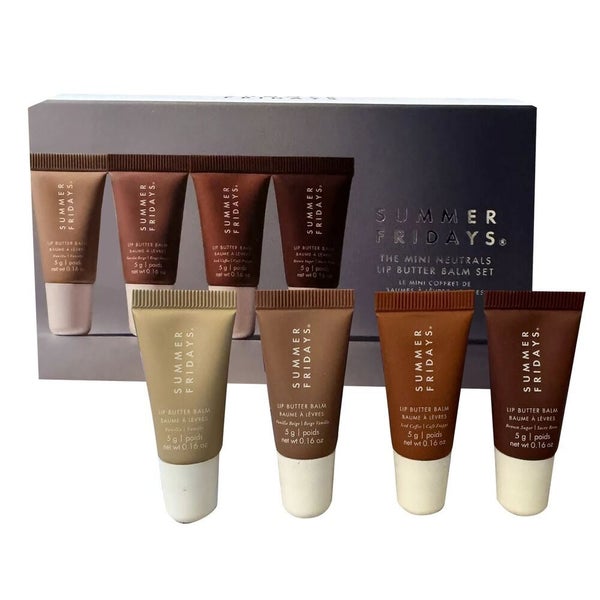 SUMMER FRIDAYS The Mini Neutrals Lip Butter Balm 4pc Set Carousel 2