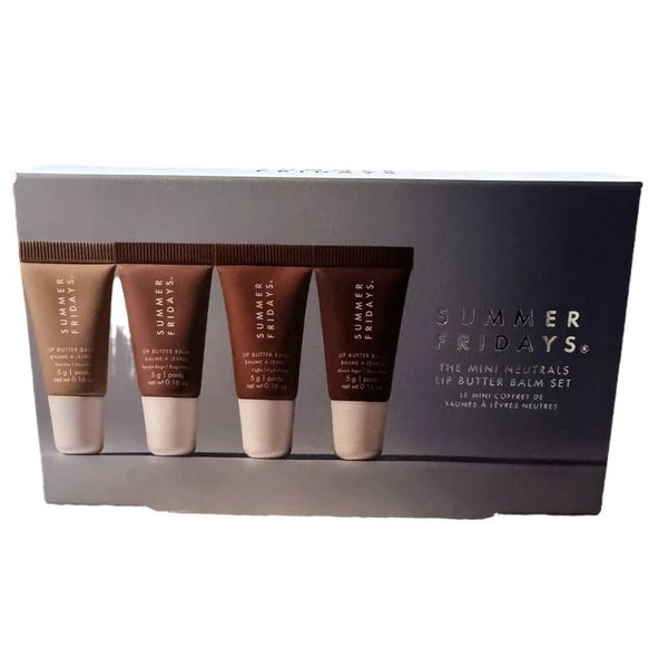 SUMMER FRIDAYS The Mini Neutrals Lip Butter Balm 4pc Set Carousel 8