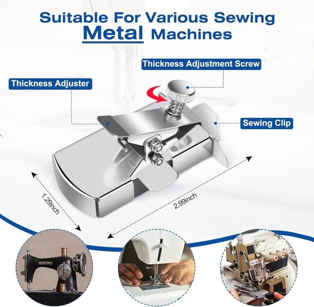Magnetic Seam Guide for Sewing Machine Upgraded Magnetic Sewing Guide with Clip Carousel 13