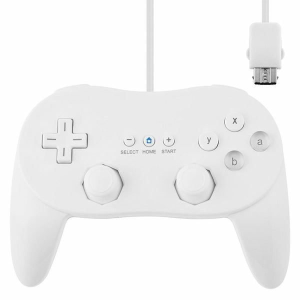 2x NEW White Classic Pro JoyPad GamePad Game Controller for Nintendo Wii Console Carousel 2