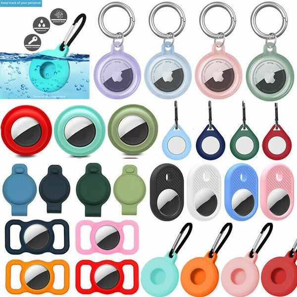 For Apple AirTag Silicone Loop Holder Keyring Carry Case Keychain Pet Air Tag~ Carousel 1