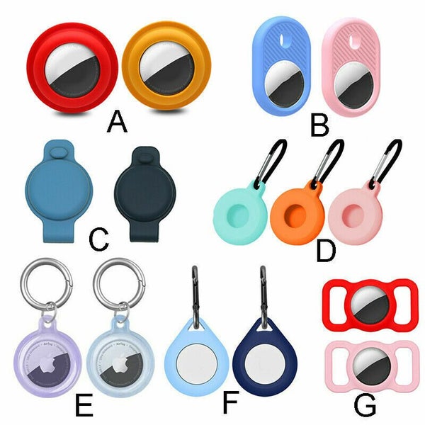For Apple AirTag Silicone Loop Holder Keyring Carry Case Keychain Pet Air Tag~ Carousel 2
