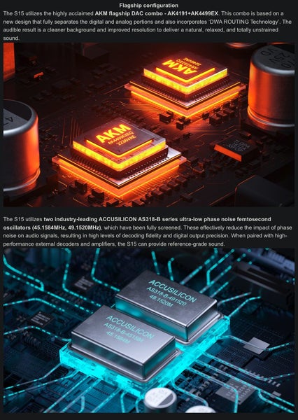 FiiO S15 Desktop High-Resolution Music Streamer Player DAC AK4499EX Brand New Carousel 2