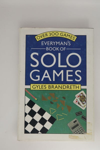 Everyman's Book of Solo Games by Gyles Brandreth64458516809986110