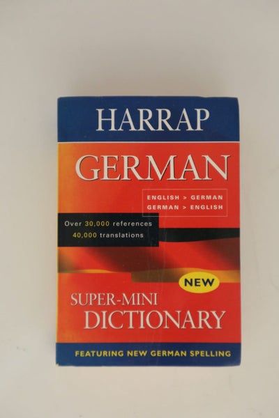 Harrap Super-Mini German Dictionary by unknown author64414798466049110