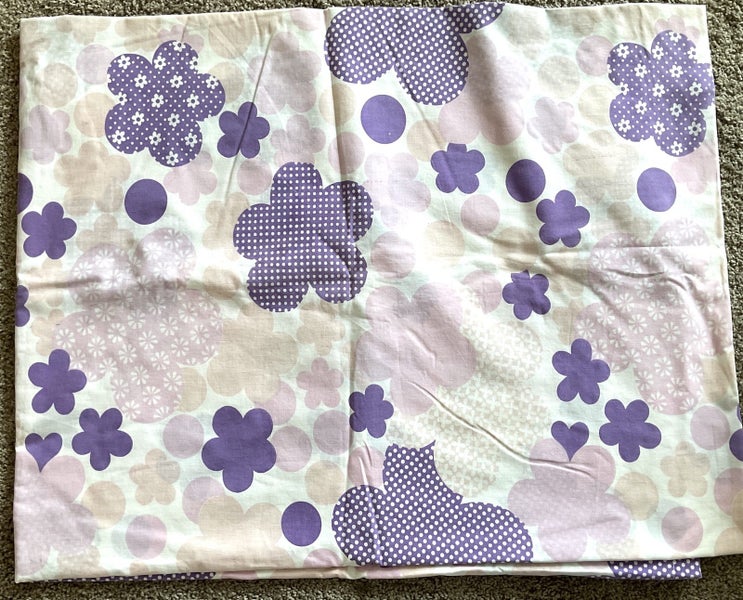 ** RETRO DOUBLE SHEET ** LILAC, LAVENDER & BLUSH ** 203 x 261 ** Carousel 1