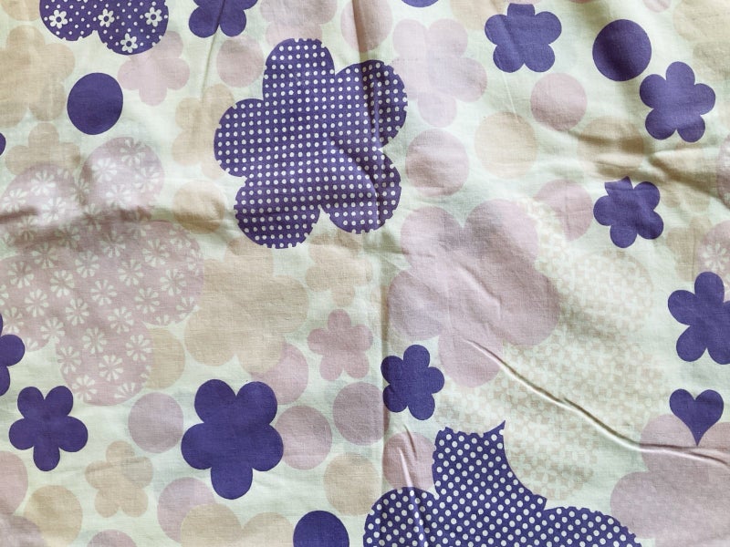 ** RETRO DOUBLE SHEET ** LILAC, LAVENDER & BLUSH ** 203 x 261 ** Carousel 2