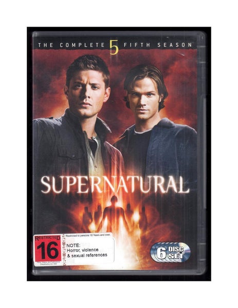 *** a set of DVDs: SUPERNATURAL - THE COMPLETE FIFTH SEASON *** Carousel 1
