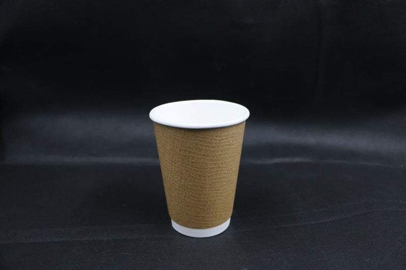 Cup Double Wall Paper Coffee Green Planet 390ml 86mm Rim QTY100 Carousel 1