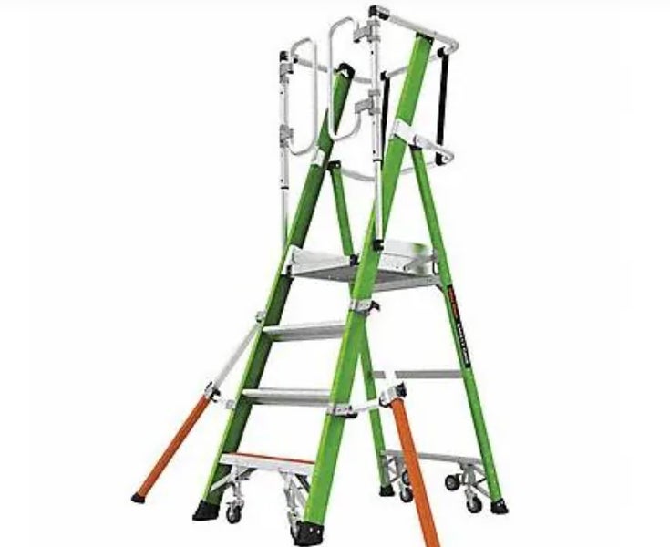 Little Giant SAFETY CAGE 2.0 Podium Step ( 4 step ) ladder / platform 15% off Carousel 1