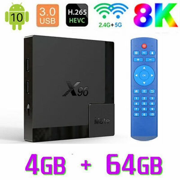 Newest X96 mate Allwinner H616 HD 6K TV Box 4GB-64GB Android 10.0 TV Box Dual Carousel 1