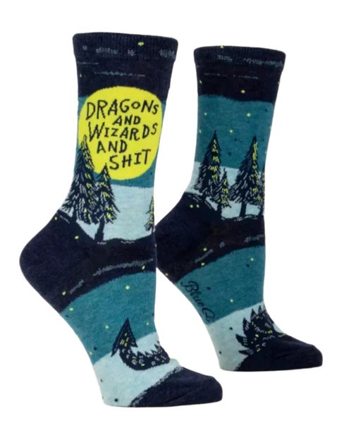 Dragons and Wizards Crew Socks Carousel 1