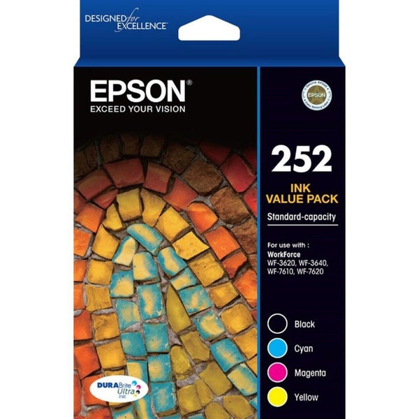 Epson 252 4 color Value Pack Ink Carousel 1