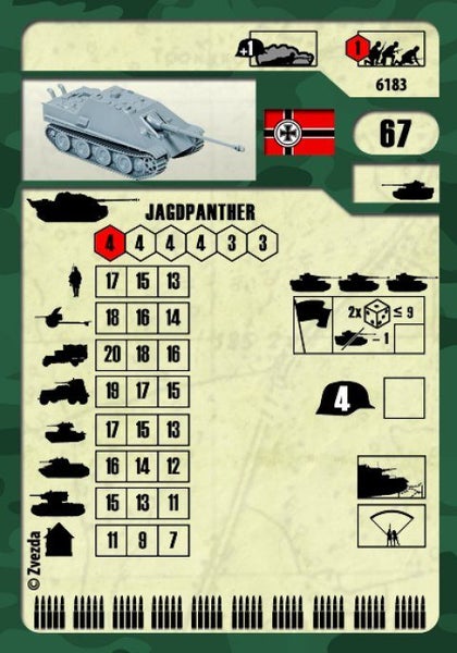ZVEZDA ZV6183 German heavy tank destroyer Sd.Kfz. 173 Jagdpanter Carousel 6