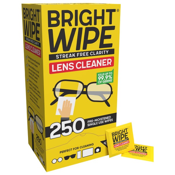 BRIGHTWIPE™ 250pcs MULTI-PURPOSE LENS CLEANING WIPE **VALUE PACK** Carousel 7