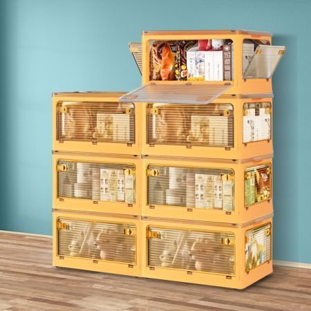 Pastic Storage Containers with Lid Clothes Box Carousel 9