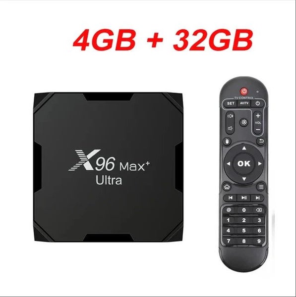 X96Max Plus Ultra TV Box Android 11 Amlogic S905X4 4GB 32GB TVBOX AV1 8K Wifi... Carousel 1