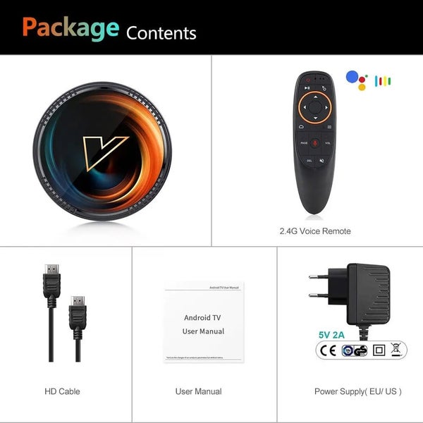 W2 ATV TV Box Android 11 Amlogic S905W2 Support 4K AV1 2.4&5G Wifi BT with Go... Carousel 7