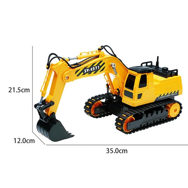 Double E RC Excavator Truck 11CH crawler Tractor Model Engineering Car 2.4G R... Carousel 7
