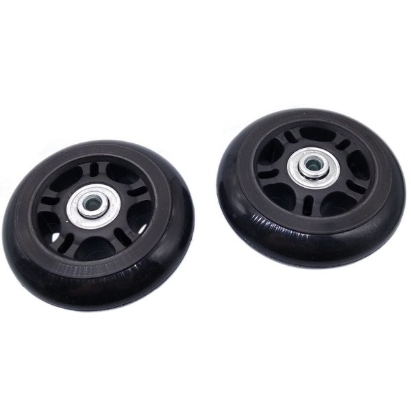 2Set OD 80mm Luggage Suitcase Replacement Wheels Axles Repair Wrench Carousel 5