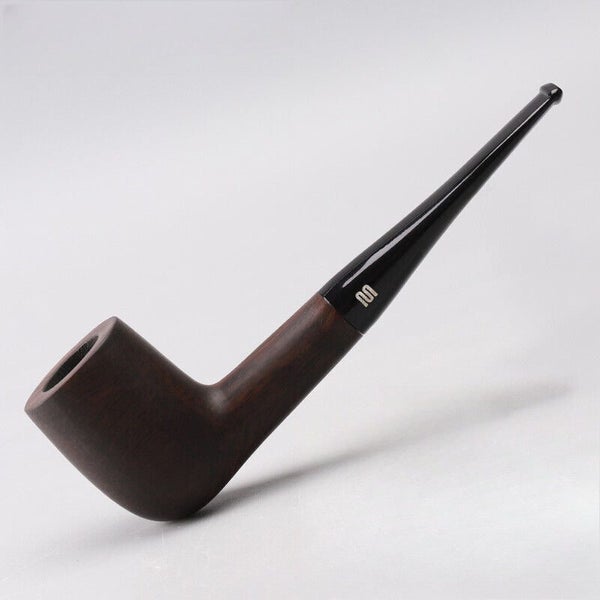 Ebony Tobacco Pipe Handmade Straight Stems Wooden Smoking Pipe Carousel 1