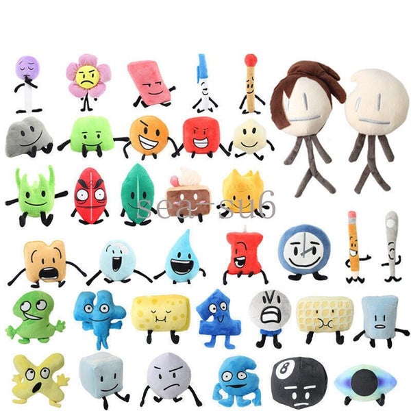 Battle for Dream Island Plush Toy BFDI Leafy Number Letter Stuffed Doll Kid Gift Carousel 1