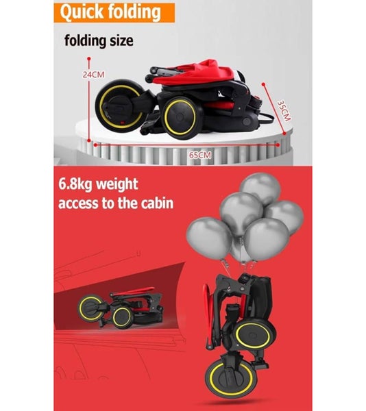 Deluxe kids foldable Trikes Carousel 10