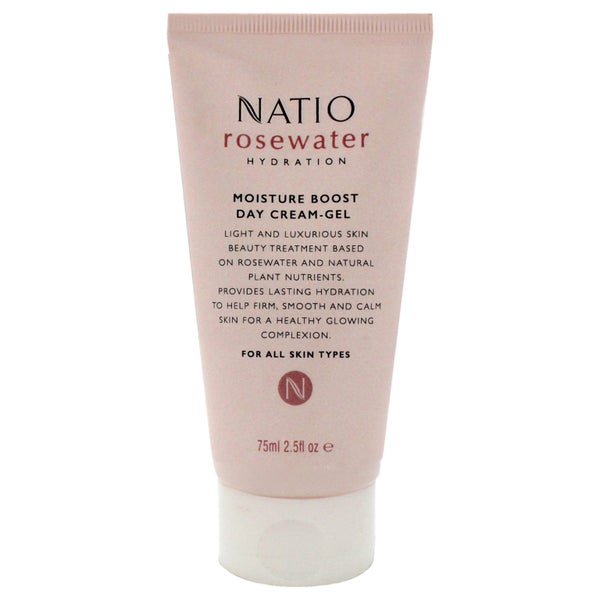 Rosewater Moisture Boost Day Cream-Gel by Natio for Women - 2.5 oz Cream Carousel 1