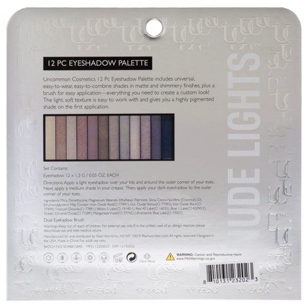 Eyeshadow Palette by Uncommon Cosmetics for Women - 12 x 0.05 oz Palette Carousel 2