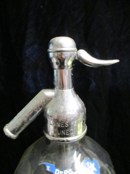 Old NZ Soda Syphon Bottle - Lanes Dunedin and Oamaru - 5337 Carousel 4