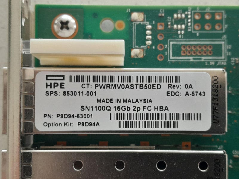 HPE Sn1100q 16gb Dual Port Pci Express 3.0 Fibre Channel Host Bus Adapter Carousel 4