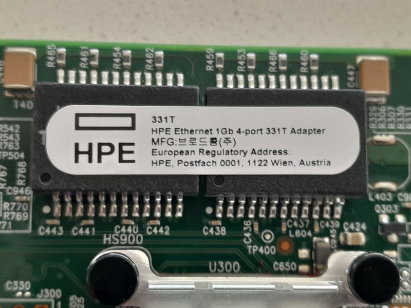 HPE 4 Port Ethernet Card - 331T Adapter Carousel 2