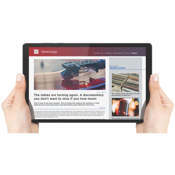 Lenovo M10 HD 3RDGen BRAD NEW 10.1"Tablet (4GB+64GB) +Free Wireless earphone Carousel 5